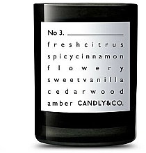 Düfte, Parfümerie und Kosmetik Duftkerze - Candly & Co No.3 Candle Cytrusy/Cynamon