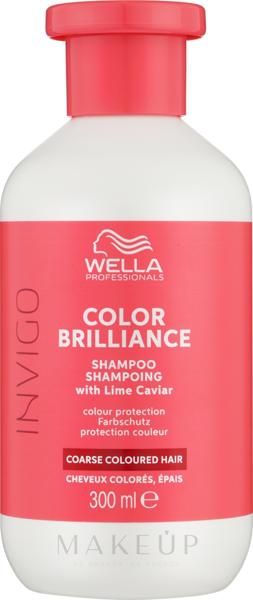 Schützendes Shampoo für kräftiges und coloriertes Haar - Wella Professionals Invigo Brilliance Coarse Hair Shampoo — Bild 300 ml