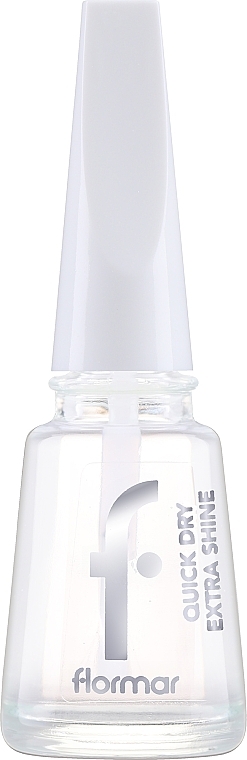 Schnelltrocknender Nagellack mit Glanz-Effekt - Flormar Nail Care Quick Dry Extra Shine