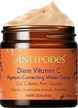 Düfte, Parfümerie und Kosmetik Gesichtscreme mit Vitamin C gegen Pigmentflecken - Antipodes Diem Vitamin C Pigment-Correcting Water Cream