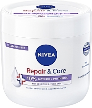 Creme für trockene und empfindliche Haut - NIVEA Repair & Care Deep Moisture Serum Body Cream  — Bild N1