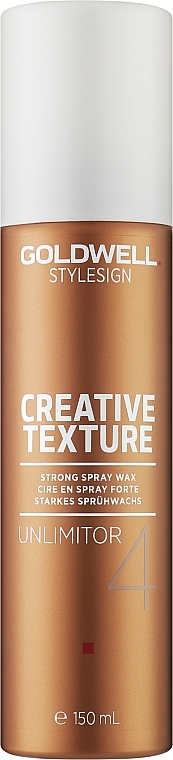 Starkes Sprühwachs - Goldwell Style Sign Creative Texture Unlimitor Strong Spray Wax — Foto N1