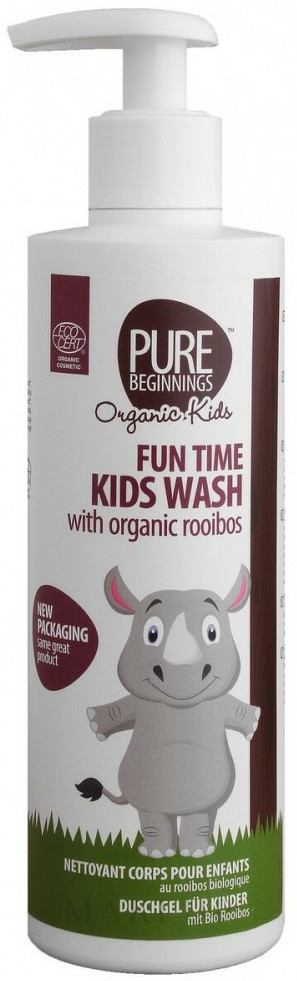 Duschgel für Kinder mit Bio Rooibos - Pure Beginnings Fun Time Kids Wash With Organic Rooibos — Bild 250 ml