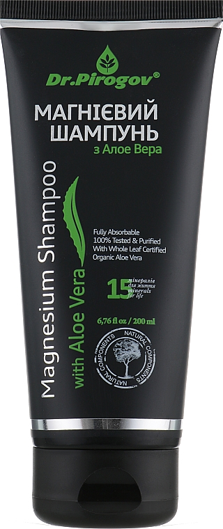 Magnesium-Shampoo mit Aloe vera - Dr.Pirogov Magnesium Shampoo — Bild N1