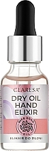 Düfte, Parfümerie und Kosmetik Elixieröl für die Hände - Claresa Dry Oil Hand Elixir