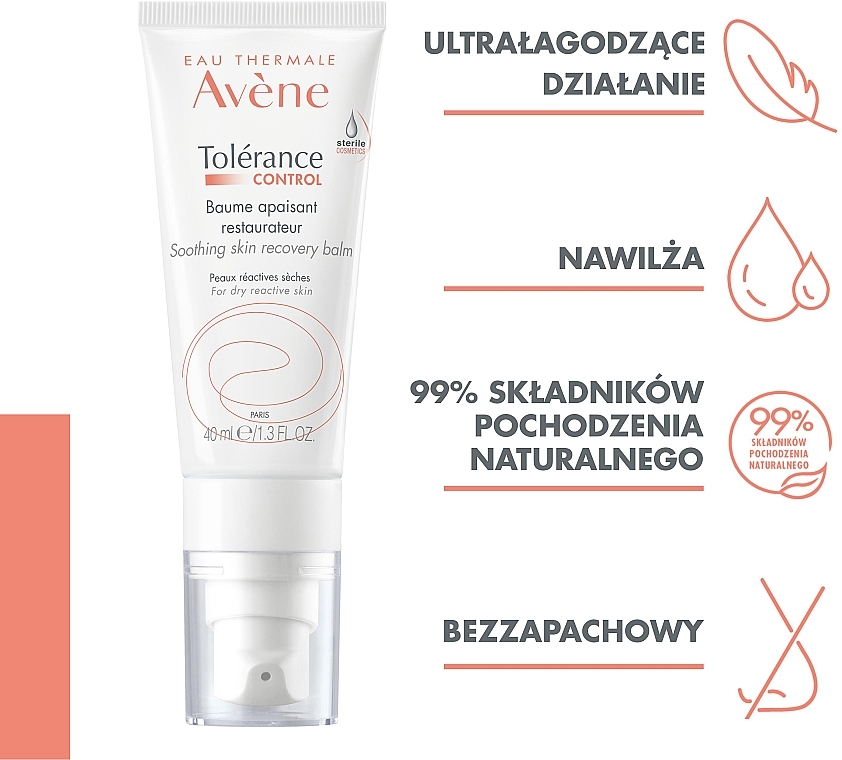 Hautregenerierender und beruhigender Gesichtsbalsam für trockene und reaktive Haut - Avene Tolerance Control — Bild N5