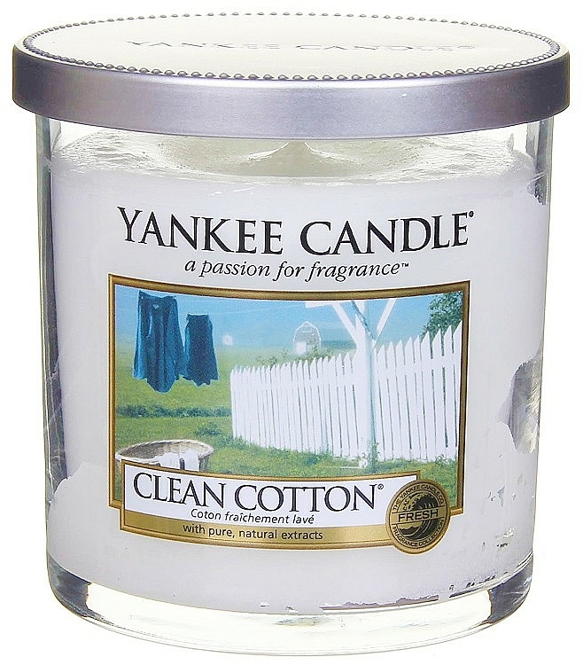 Duftkerze im Glas Clean Cotton - Yankee Candle Clean Cotton — Bild N4