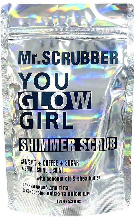 Körperpeeling - Mr.Scrubber You Glow Girl Shimmer Scrub — Bild N1