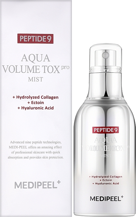 Feuchtigkeitsspendender Gesichtsnebel für mehr Elastizität - Medi-Peel Peptide 9 Aqua Volume Tox Pro Mist — Bild N2