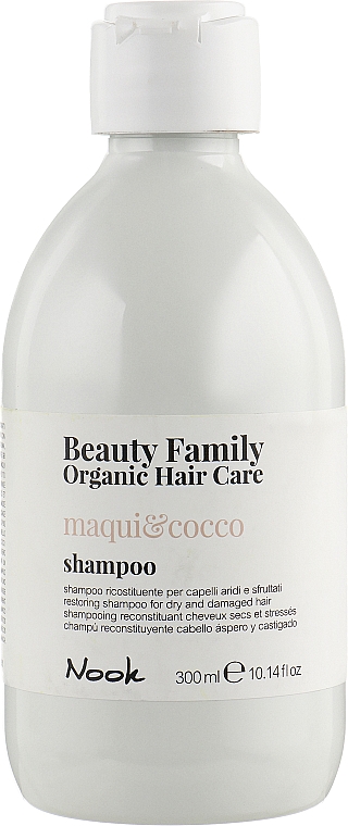 Regenerierendes Shampoo für trockenes und strapaziertes Haar - Nook Beauty Family Organic Hair Care — Bild N3