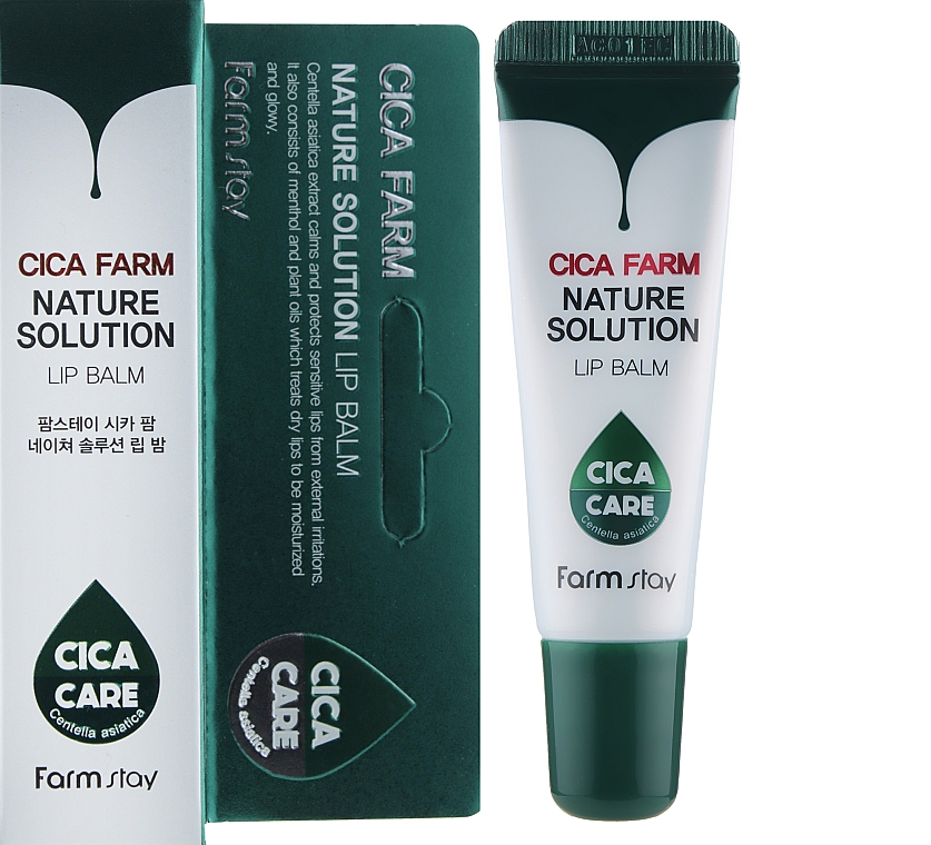 Revitalisierender Lippenbalsam mit Centella Asiatica - Farmstay Cica Farm Nature Solution Lip Balm — Bild N2