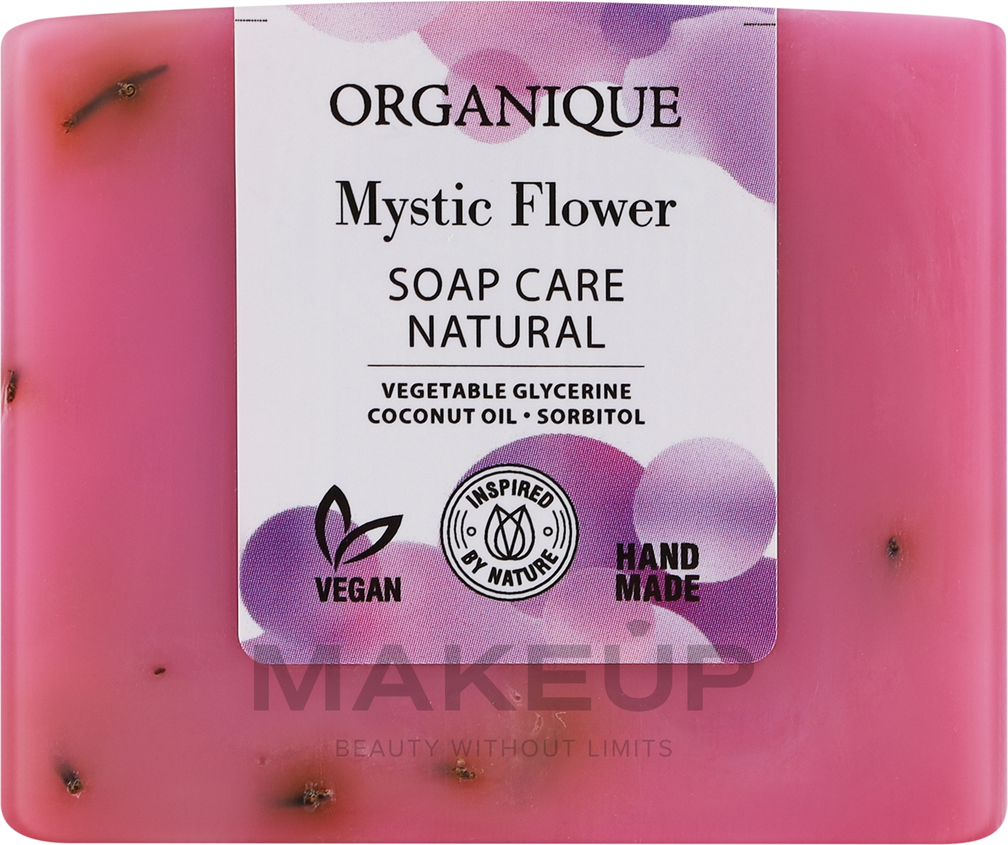 Natürliche pflegende Seife - Organique Soap Care Natural Mystic Flower — Bild 100 g