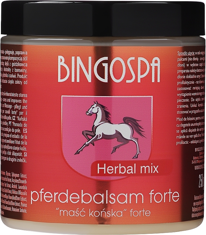 Pferdebalsam mit alpinen Kräutern - BingoSpa Herbal Mix — Foto N1