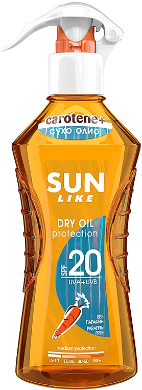 Sonnenschützendes trockenes Körperöl SPF 20 - Sun Like Dry Oil Spray SPF 20 — Bild N1