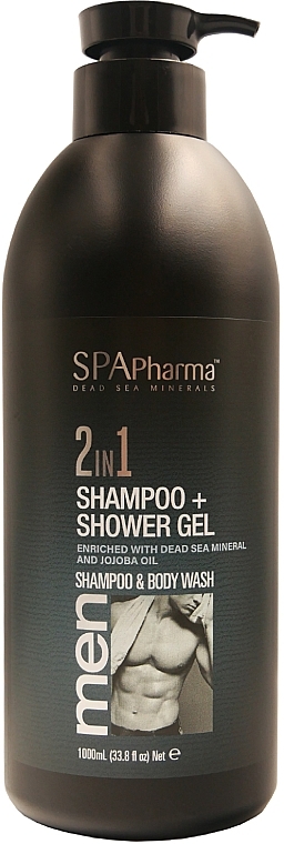 2in1 Shampoo und Duschgel - Spa Pharma Men Shampoo & Body Wash 2in1 Energizing  — Bild N1