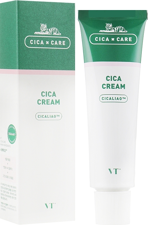 Beruhigende Creme für empfindliche Haut mit Centella - VT Cosmetics Cica Cream — Bild N2