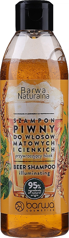 Biershampoo mit Vitaminkomplex - Barwa Natural Beer Shampoo With Vitamin Complex — Foto N1