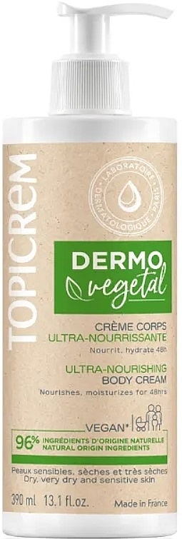 Ultra-nährende Körpercreme für trockene Haut - Topicrem Dermo Vegetal Ultra-Nourishing Body Cream — Bild N3