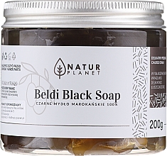 Schwarze marokkanische Seife - Natur Planet Moroccan Beldi Black Soap — Bild N1