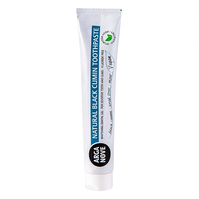 Natürliche aufhellende Kräuterzahnpasta - Arganove Natural Black Cumin Toothpaste — Bild N1
