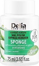Düfte, Parfümerie und Kosmetik Parfümierter Nagellackentferner mit Aloe-Extrakt - Delia Sponge Nail Polish Express Remover