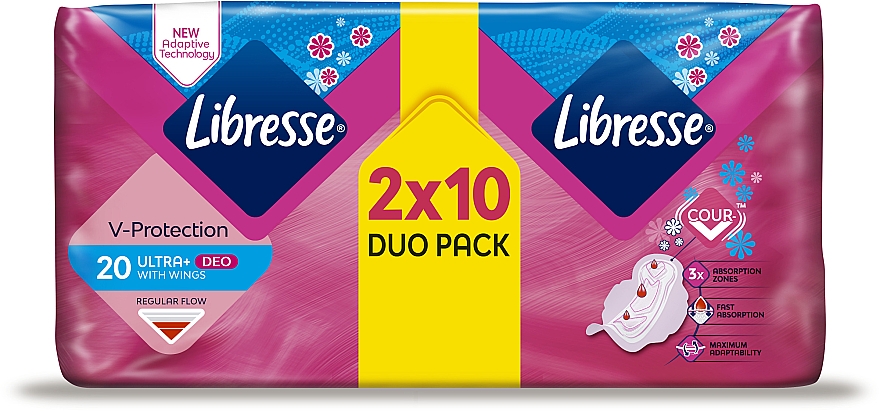 Damenbinden 20 St. - Libresse Ultra Thin Normal Soft Deo — Bild N2