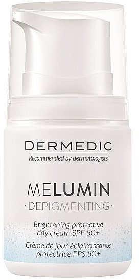 Tagescreme gegen Pigmentflecken SPF 50+ - Dermedic MeLumin Depigmenting Cream SPF 50+ — Bild N1