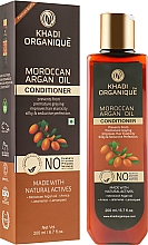Düfte, Parfümerie und Kosmetik Natürlicher sulfatfreier Balsam mit marokkanischem Arganöl - Khadi Organique Moroccan Argan Hair Conditioner