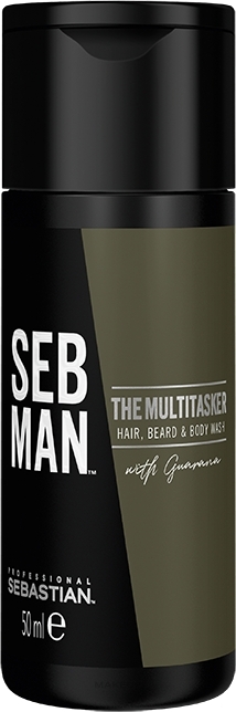 3in1 Shampoo für Haar, Bart und Körper - Sebastian Professional Seb Man The Multi-Tasker — Bild 50 ml