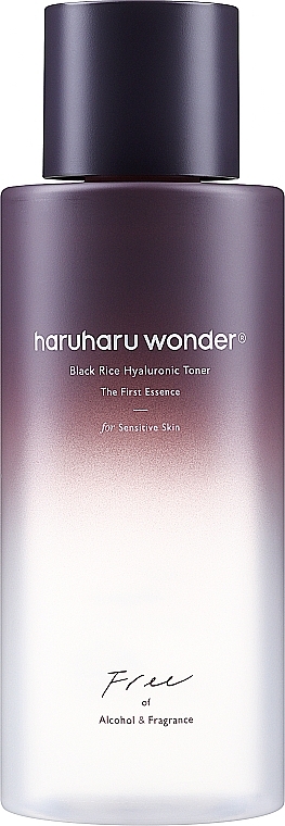 Gesichtstonikum - Haruharu Wonder Black Rice Hyaluronic Toner Free — Bild N1