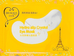 Düfte, Parfümerie und Kosmetik Pflegende Augenmaske - Bioaqua Hydra Slip Crystal Eye Mask