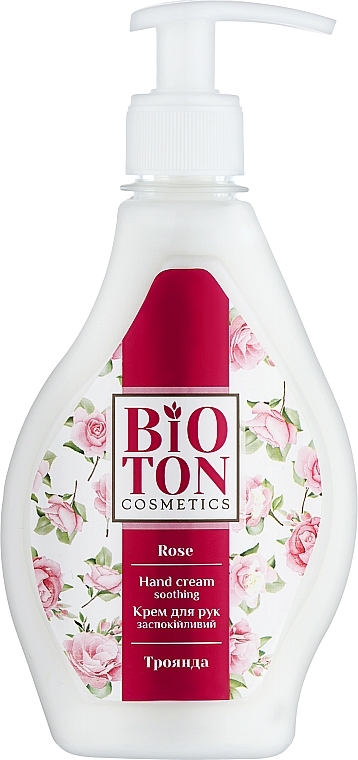 Beruhigende Handcreme mit Rose - Bioton Cosmetics Soothing Hand Cream Rose — Bild N1