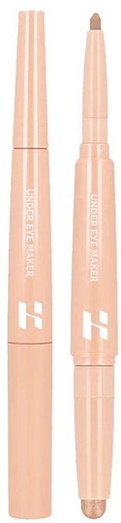 Doppelter Eyeliner für obere und untere Augenlider  - Holika Holika Under Eye Maker  — Bild N1