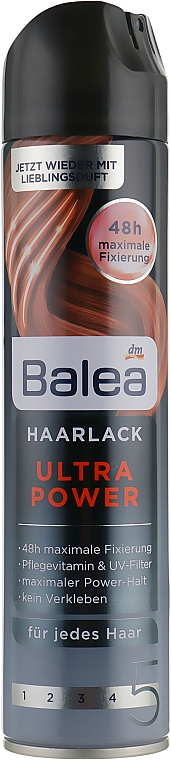 Haarlack für jedes Haar maximaler Power-Halt - Balea Ultra Power №5 — Bild N1