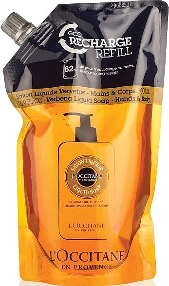 Flüssigseife - L'Occitane Verbena Liquid Soap For Hands & Body — Bild N1