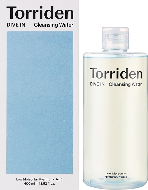 Reinigungswasser mit Hyaluronsäure mit niedrigem Molekulargewicht  - Torriden Dive-In Cleansing Water — Bild N2