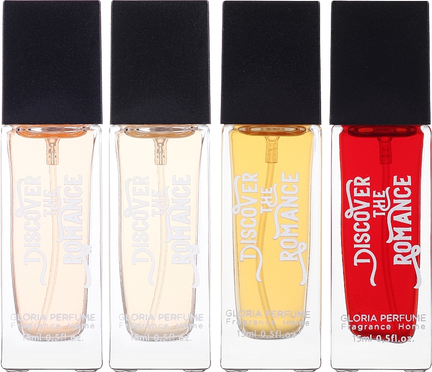 Gloria Perfume Discover The Romance - Mini-Duftset (Parfum 4x15 ml)  — Bild N2
