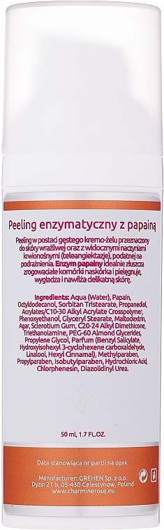 Enzymatisches Gesichtspeeling mit Papain - Charmine Rose Papaina Peeling — Bild N2
