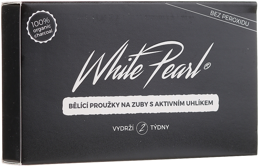 Zahnweiß-Streifen 28 St. - VitalCare White Pearl Charcoal — Bild N1