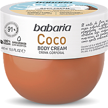Düfte, Parfümerie und Kosmetik Körpercreme mit Kokosnuss - Babaria Coco Body Cream