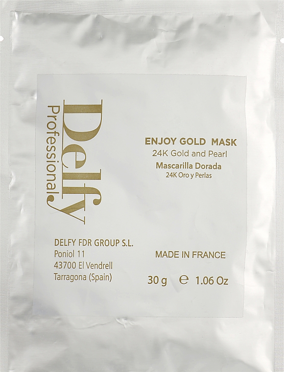Peeling-Gesichtsmaske - Delfy Cosmetics Enjoy Gold Mask — Bild N1