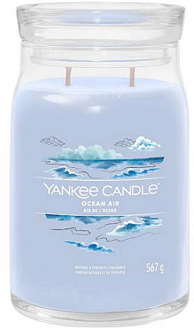 Duftkerze im Glas Ocean Air mit 2 Dochten - Yankee Candle Singnature — Bild N2