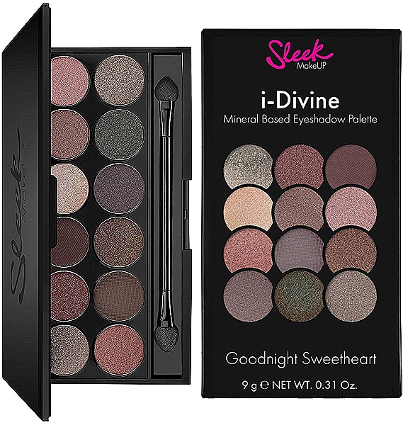 Lidschatten-Palette - Sleek MakeUP i-Divine Mineral Based Eyeshadow Palette