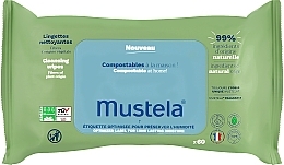 Reinigende Feuchttücher für Kinder - Mustela Compostable Cleaning Wipes With Fragrance — Bild N1