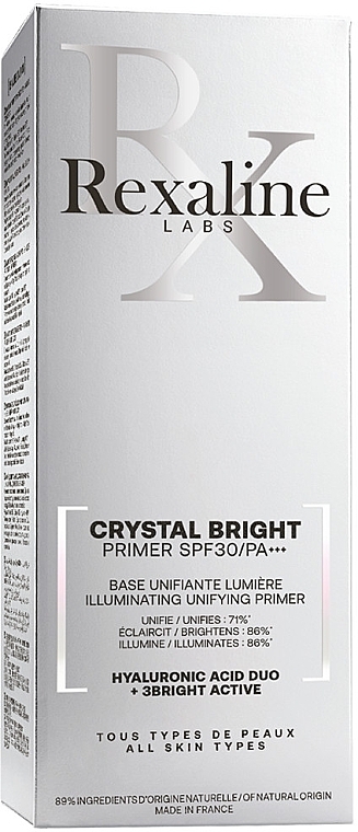 Sonnenschutzprimer für das Gesicht - Rexaline Crystal Bright Primer SPF30 — Bild N2