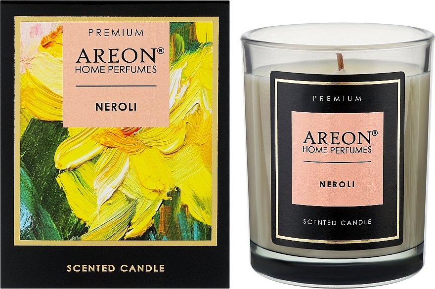 Duftkerze - Areon Home Perfumes Premium Neroli Scented Candle  — Bild N2