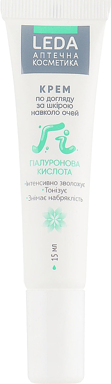 Augencreme mit Hyaluronsäure - Leda Eye Cream With Hyaluronic Acid — Bild N5