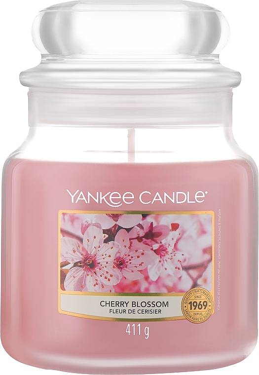 Duftkerze im Glas Cherry Blossom - Yankee Candle Cherry Blossom Jar — Bild N1