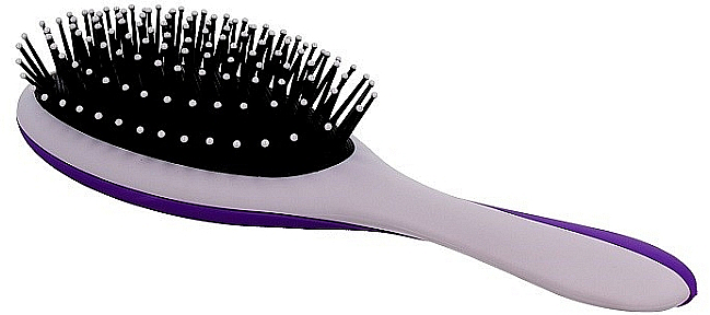 Haarbürste grau-lila - Twish Professional Hair Brush With Magnetic Mirror Grey-Indigo — Bild N1