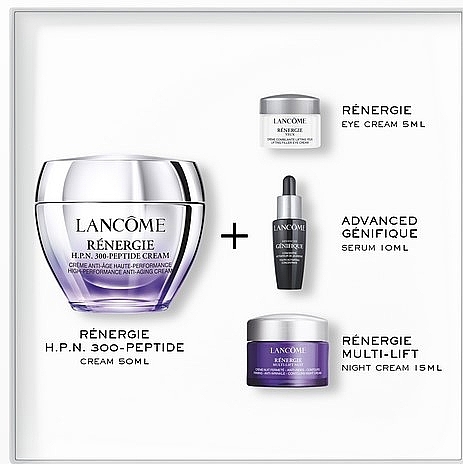 Set - Lancome Renergie (serum/10ml + eye/cr/5ml + d/cr/50ml + n/cr/15ml) — Bild N2